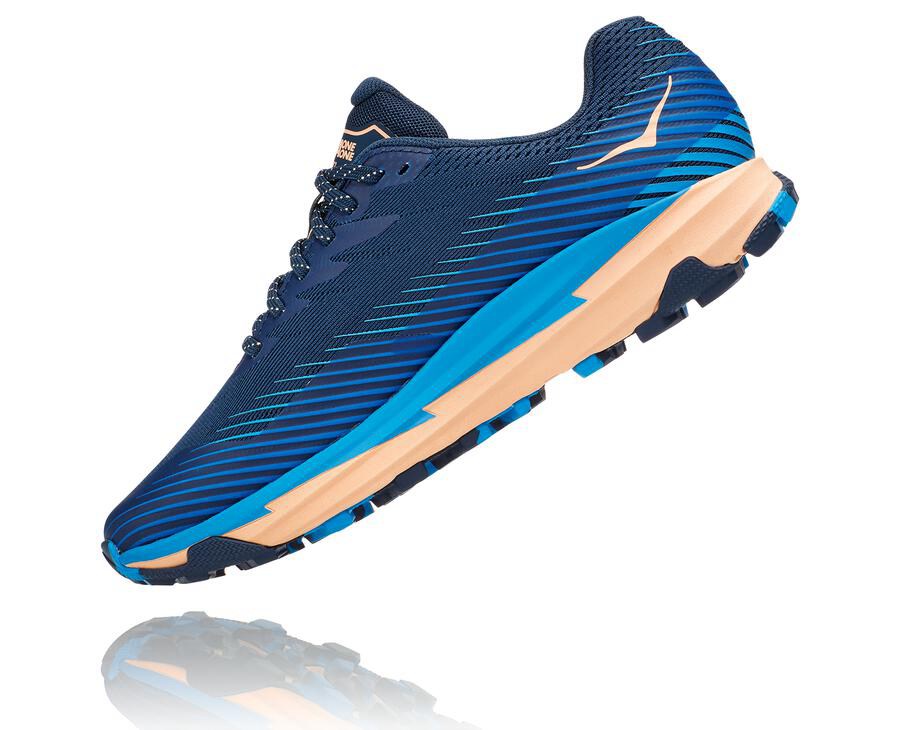 Hoka One One トレイルシューズ レディース 青 - トレント 2 - GQ4635728